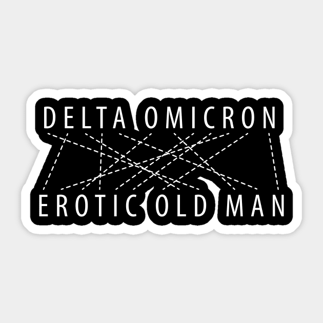 Erotic Old Man Erotic Sticker Teepublic 0753